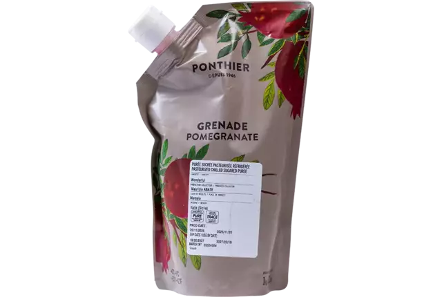 Fruitpuree granaatappel 1kg stuk